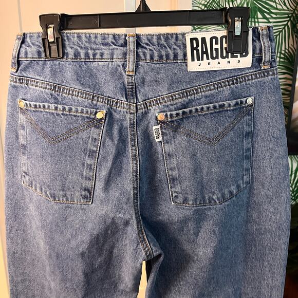 Ragged Women's Classic Blue Trendy High-Waisted Flare Jeans Size 30 - Picture 3 of 11